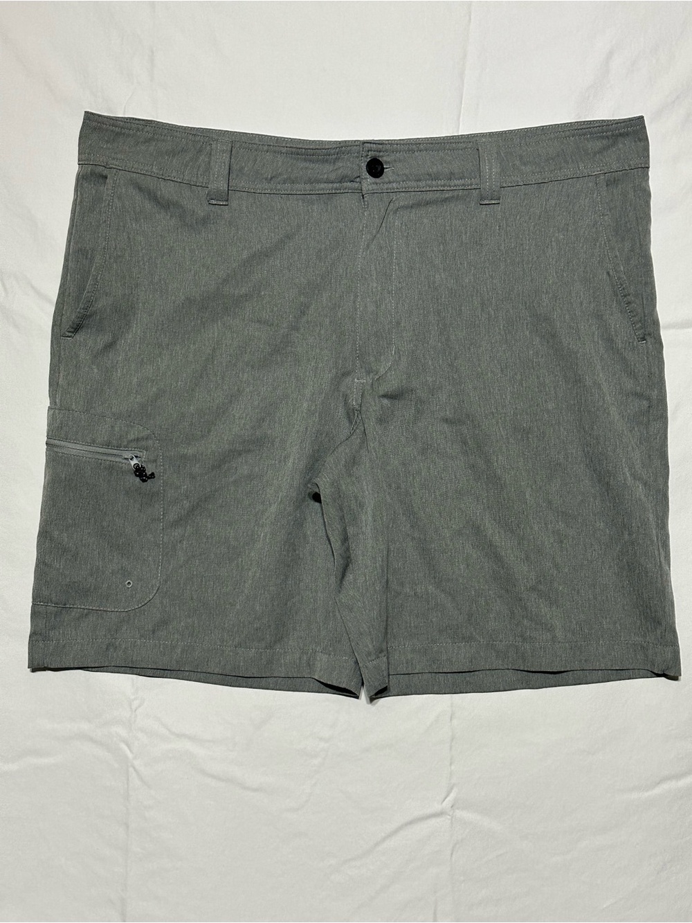 Magellan Outdoors Fish Gear Gray Men's Hybrid Shorts